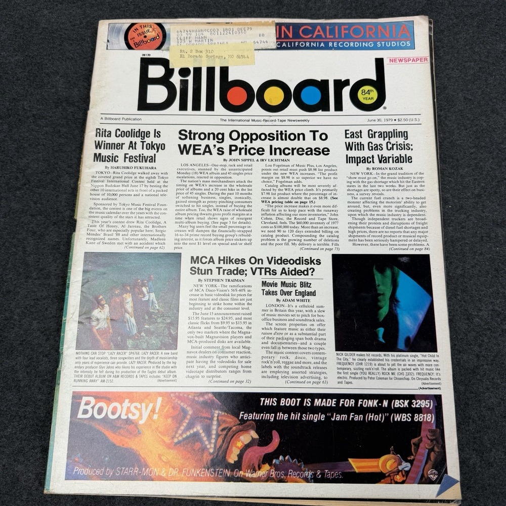 BILLBOARD Magazine Vintage June 30 1979